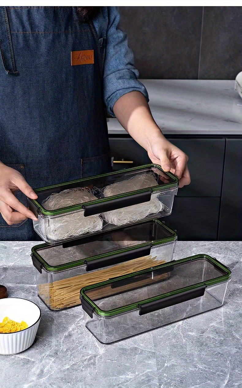 Pasta Container With Lid, Sealed Food Storage Containers, Plastic