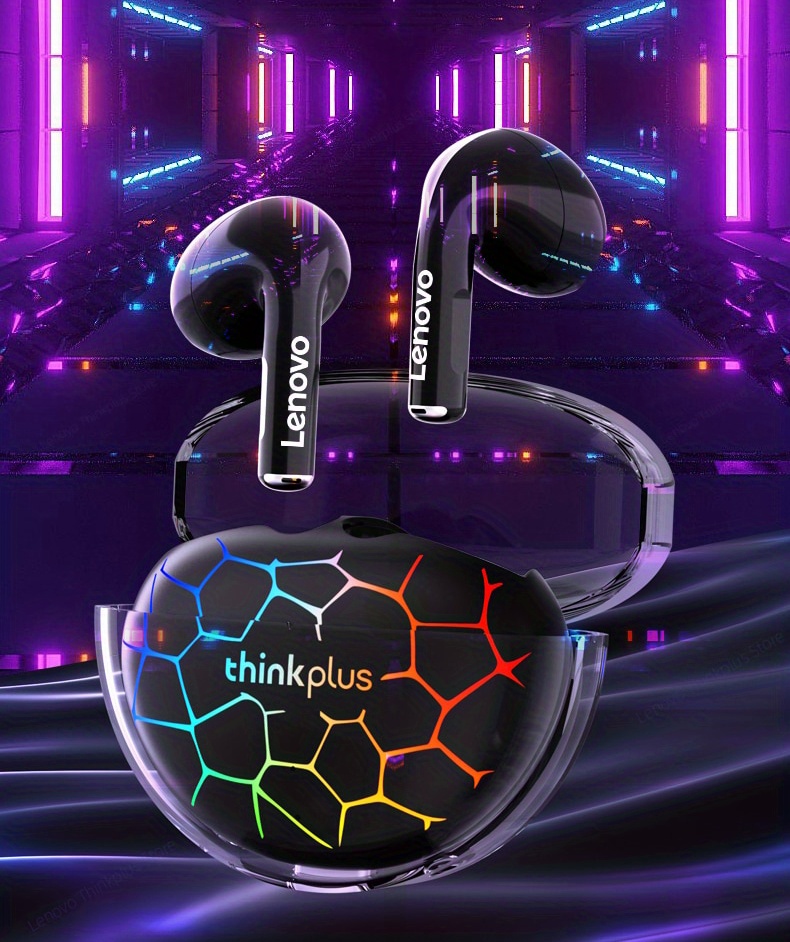 Lenovo LP80 Pro RGB TWS Headphones - Black
