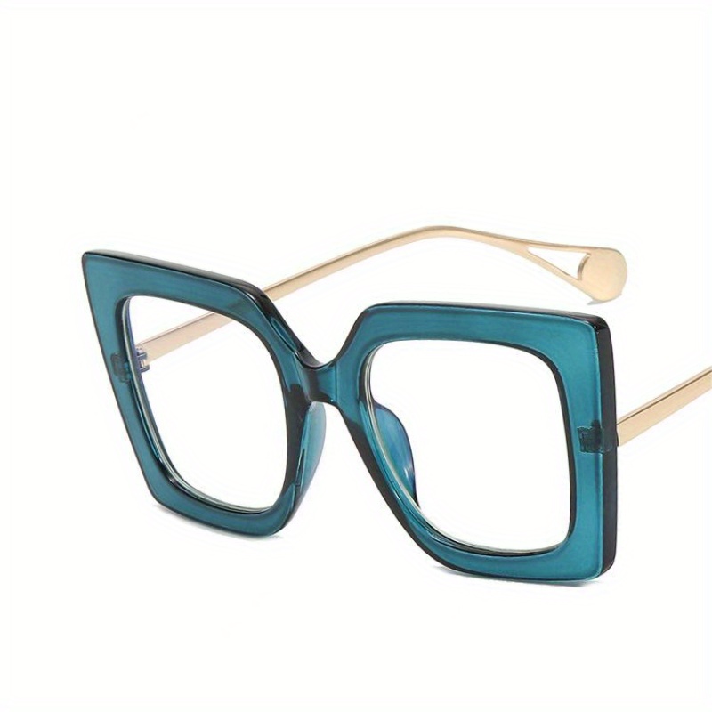 Square Frame Clear Lens Glasses Anti Light Reading Glasses