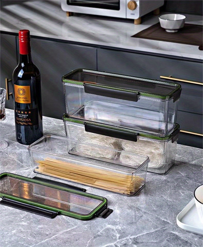 Pasta Container With Lid, Sealed Food Storage Containers, Plastic