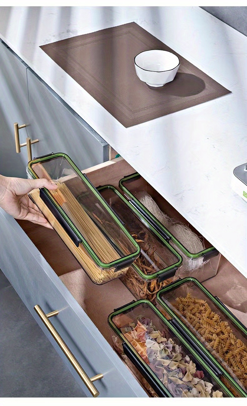 Pasta Container With Lid, Sealed Food Storage Containers, Plastic