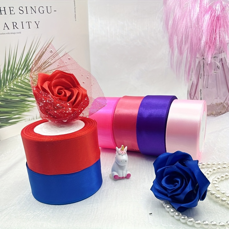 15Pcs Wedding Ribbon Sticks Party Ribbon Streamers Sticks Rose Pink