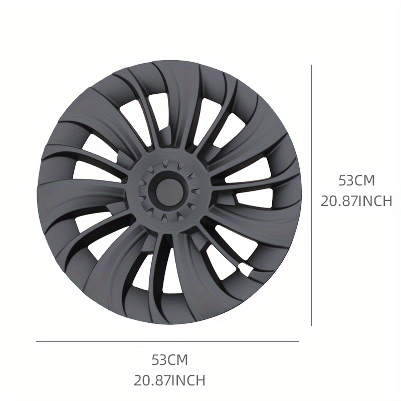 1pc テスラモデル Y ホイールカバーホイールキャップハブキャップ交換