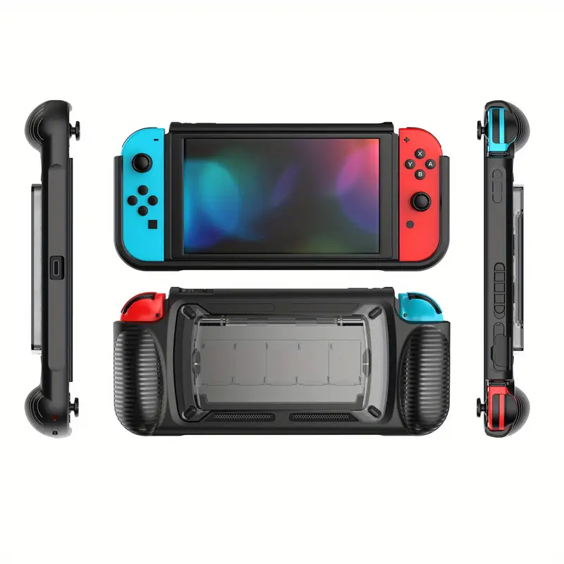 protective case for nintendo switch game console integrated ns protective sleeve detachable anti fall all inclusive protective case ns game console film host storage bag peripheral accessories details 3