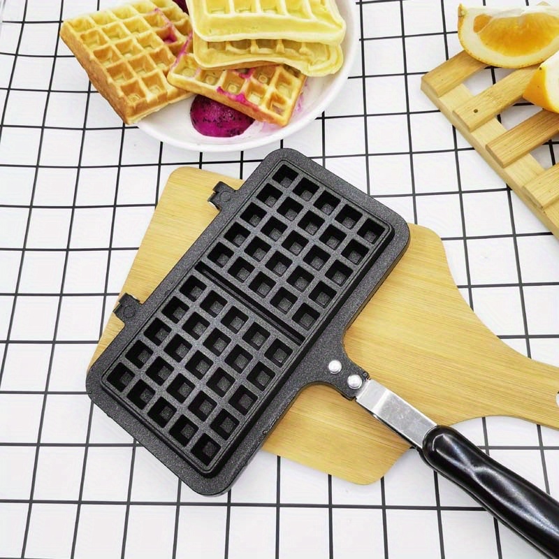 Double headed Rectangular Waffle Baking Pan Nonstick Waffle - Temu