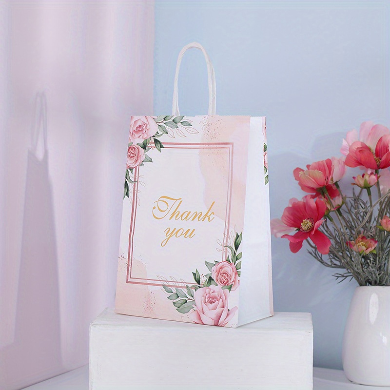 Kraft Paper Tote Bag, Flowers And Plants Bouquet Packaging Bag For  Valentine's Day Gift, Flower Shop Wrapping Bags, Flower Bouquet Supplies,  Flower Wrapping Paper Bag, Party Favor Supplies - Temu