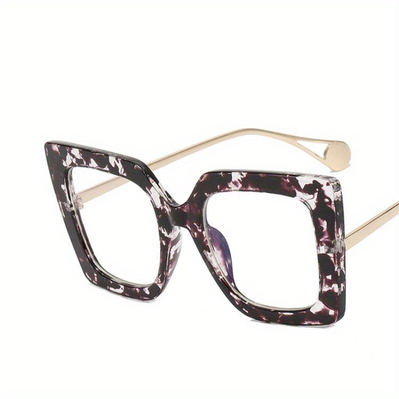 Square Frame Clear Lens Glasses Anti Light Reading Glasses