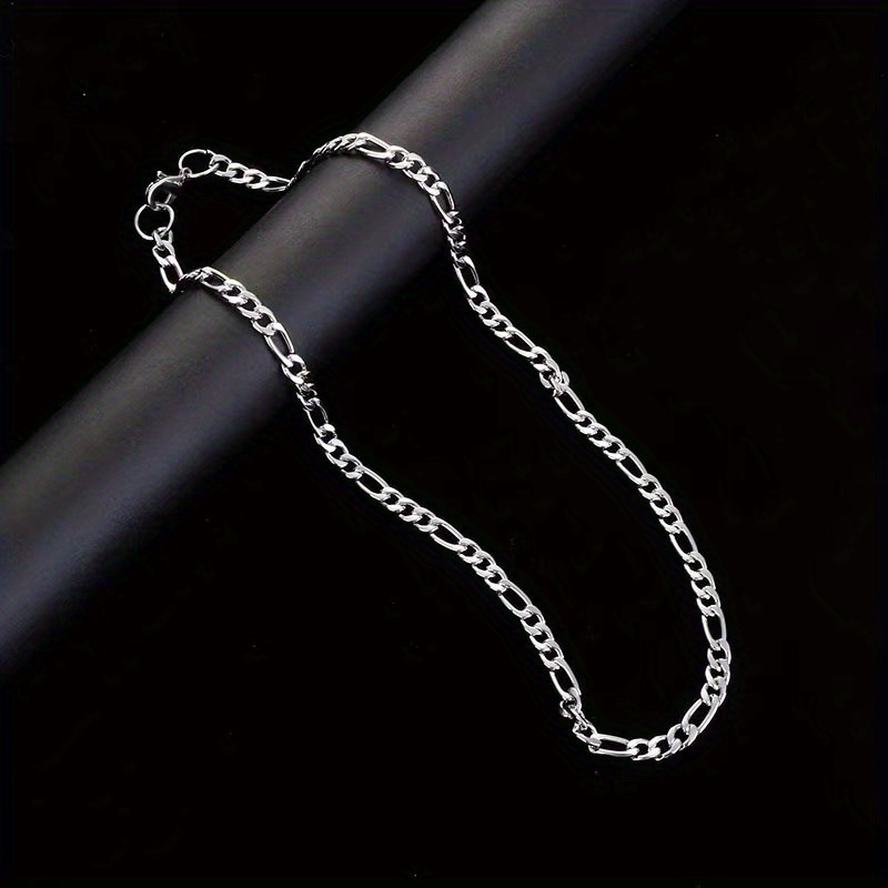 Image of 1pc Cuban Chain Fashion Trend Necklace Men's And Women's Jewelry Accessories
