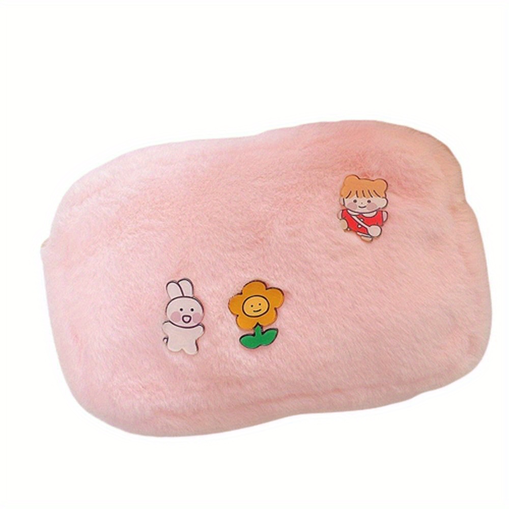 Plush Cosmetic Bag Korea Student School Pencil Case Girls Large