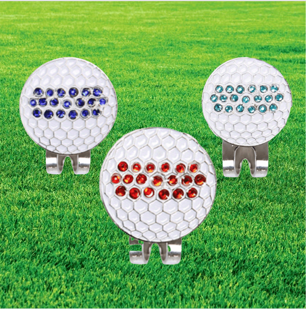 Rainbow Trout Fish Dots Spots Pattern Golf Hat Clip With Magnetic Ball  Marker