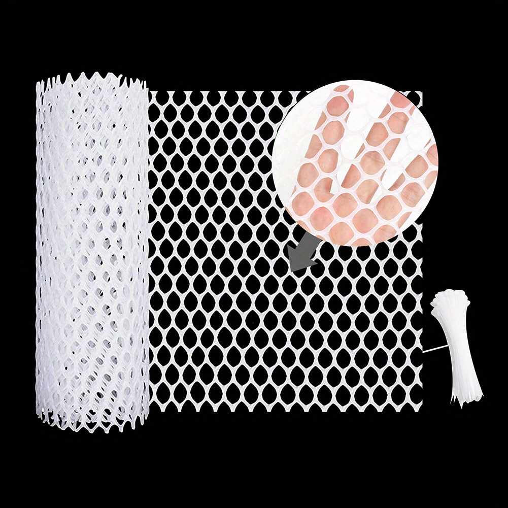 Durable Plastic Chicken Wire Fence Perfect Poultry Habitat Temu