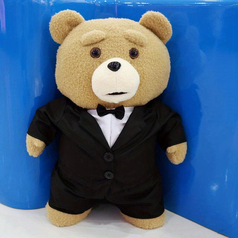 Brinquedo Pelúcia Urso Ted com Avental Vermelho: Filme Ted 2 Teddy