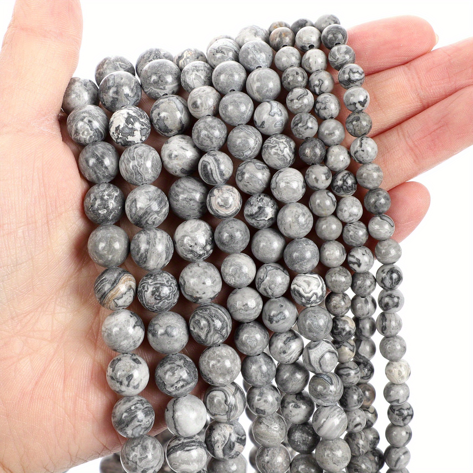 Sterling Silver Round Beads For Jewelry Making