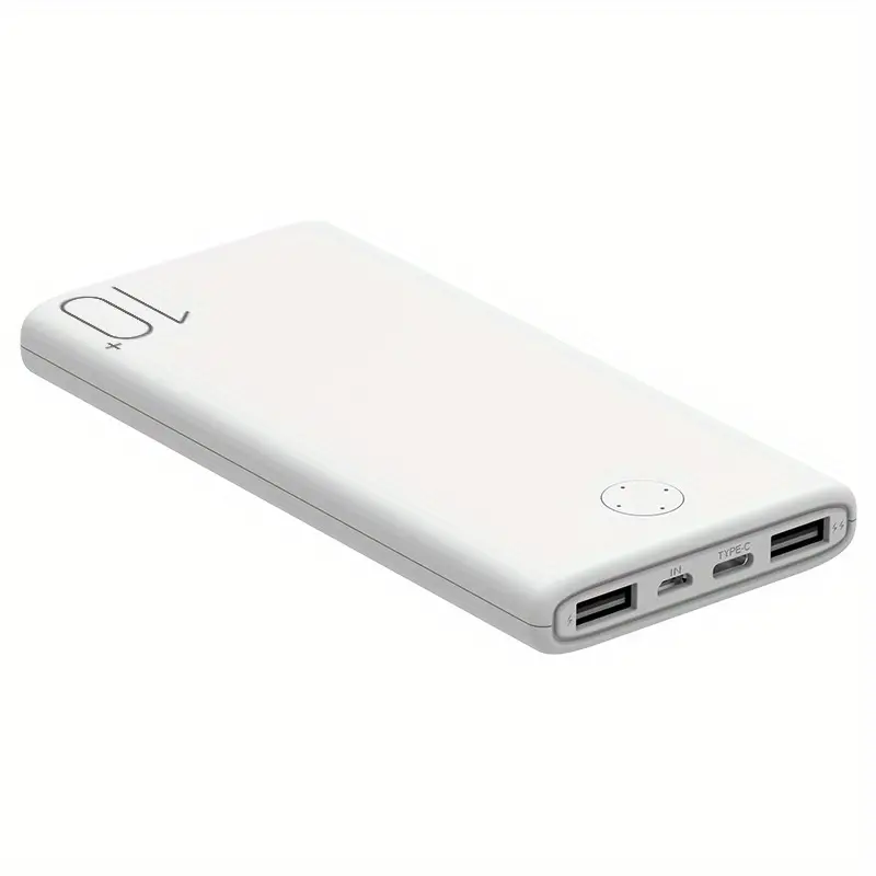 10000mah Portable Power Bank Ultra Slim Usb c Charger Iphone - Temu