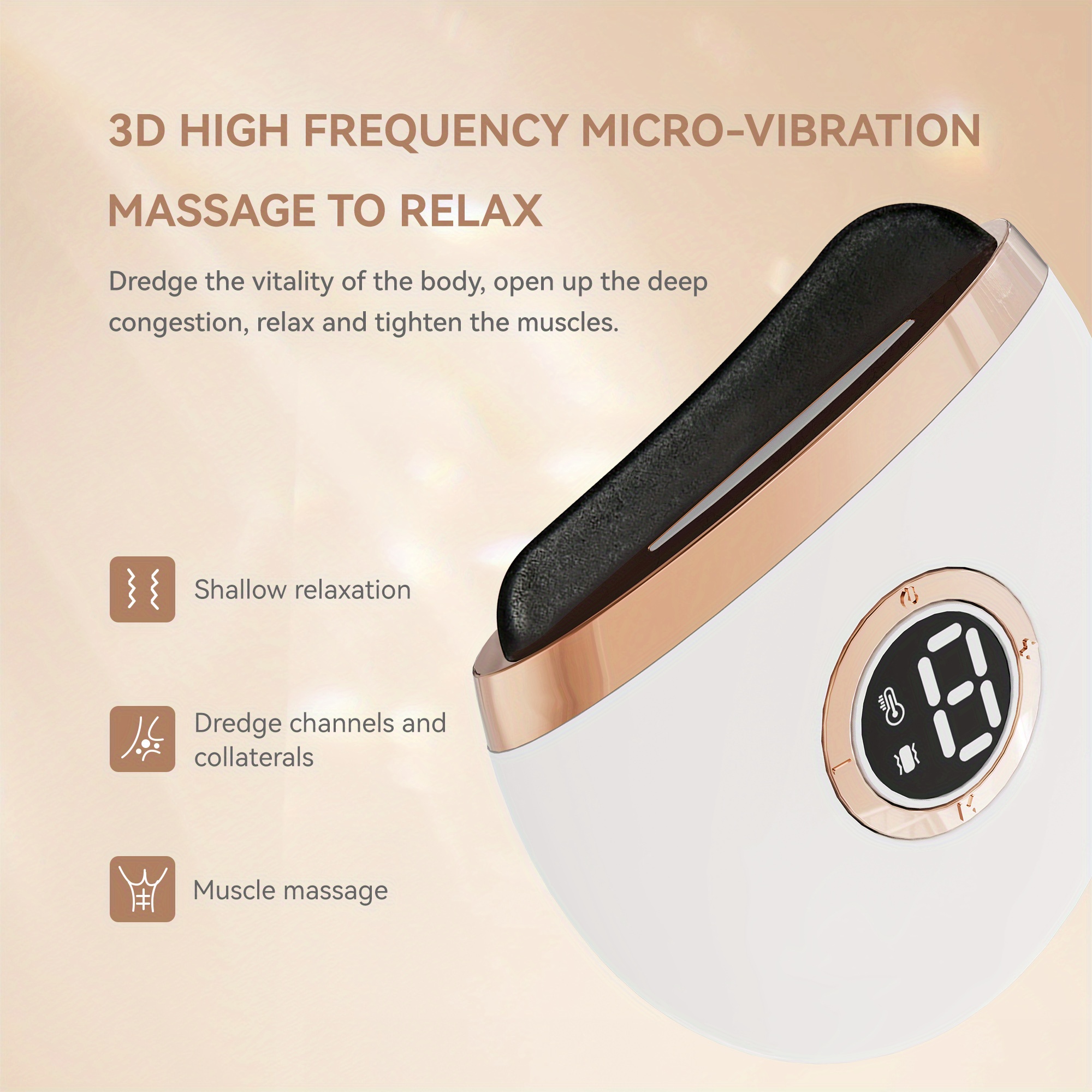 Electric Zircon Gua Sha Board: Intelligent Constant - Temu