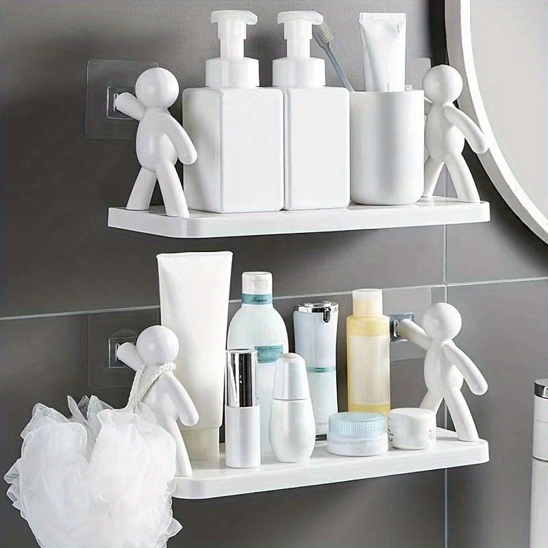 Shelves Toilet Shelf Above Bathroom Wall Hanging Perforation-Free