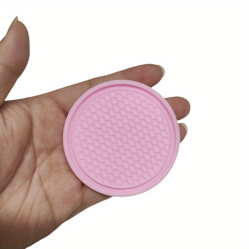  4 PCS Car Coasters for Cup Holders, SHANSHUI Cup Holder Insert  Anti-Slip Silicone Cup Holder Car Coasters Interior Accessories for Women  Fit Most Cars (Pink / 4PCS) : Automotive
