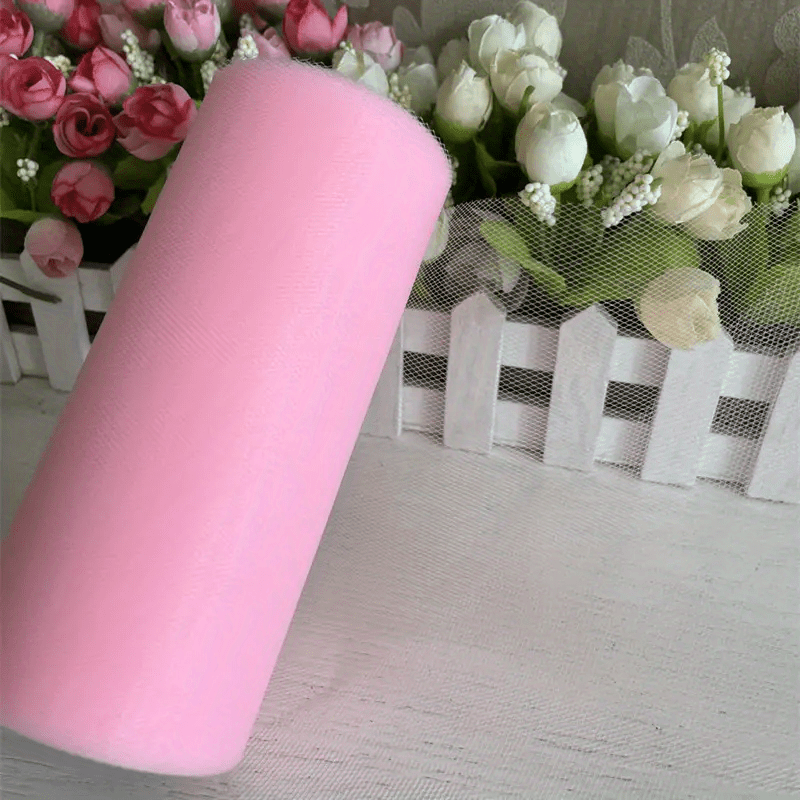 Tulle Roll Tulle Ribbon Roll Tulle Fabric Diy Tutu Skirts - Temu