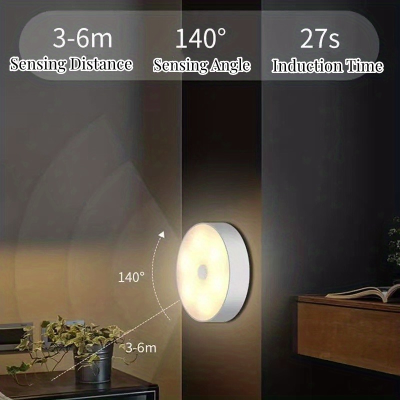 Tira magnética de luces LED inalámbrica para el hogar, lámpara