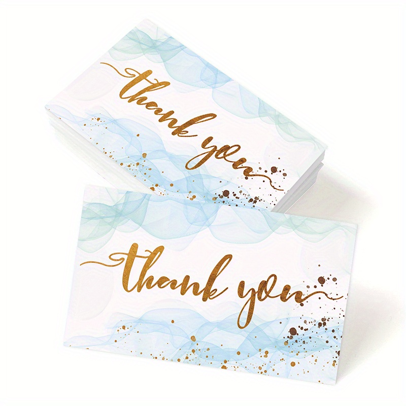 50pcs thank you cards, thank you notes, small business, wedding, gift cards, christmas, graduation, baby shower qt468 0