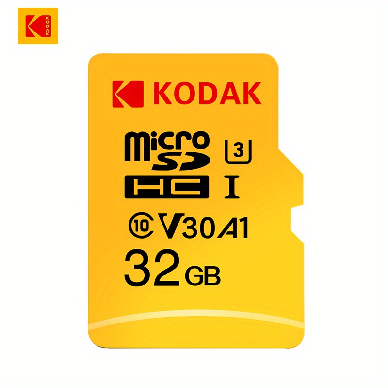 Kodak - Carte Micro SD 32 Go UHS-I U1 V10 A1 microSDHC/XC - Carte Mémoire  Micro