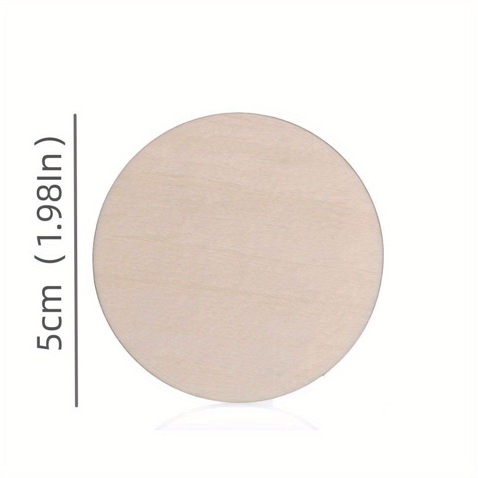 Small Round Wooden Chip Diy Wooden Laser Sliced Round - Temu Australia