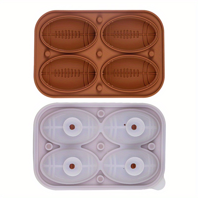 4 cavity Silicone Ice Ball Mold For Sports Fans Perfect For - Temu