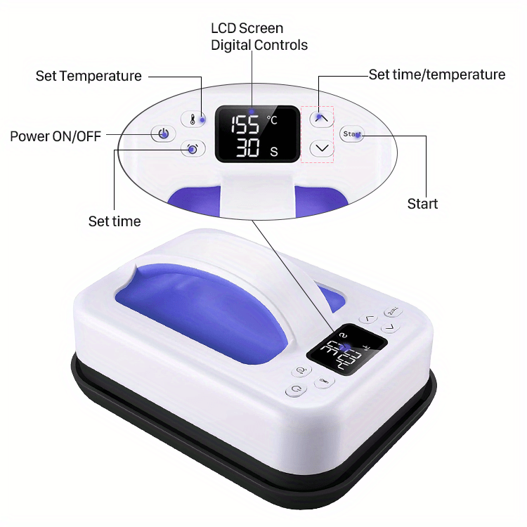 Easycount Heat Press Machine Protable Heat Transfer Machine - Temu  Philippines