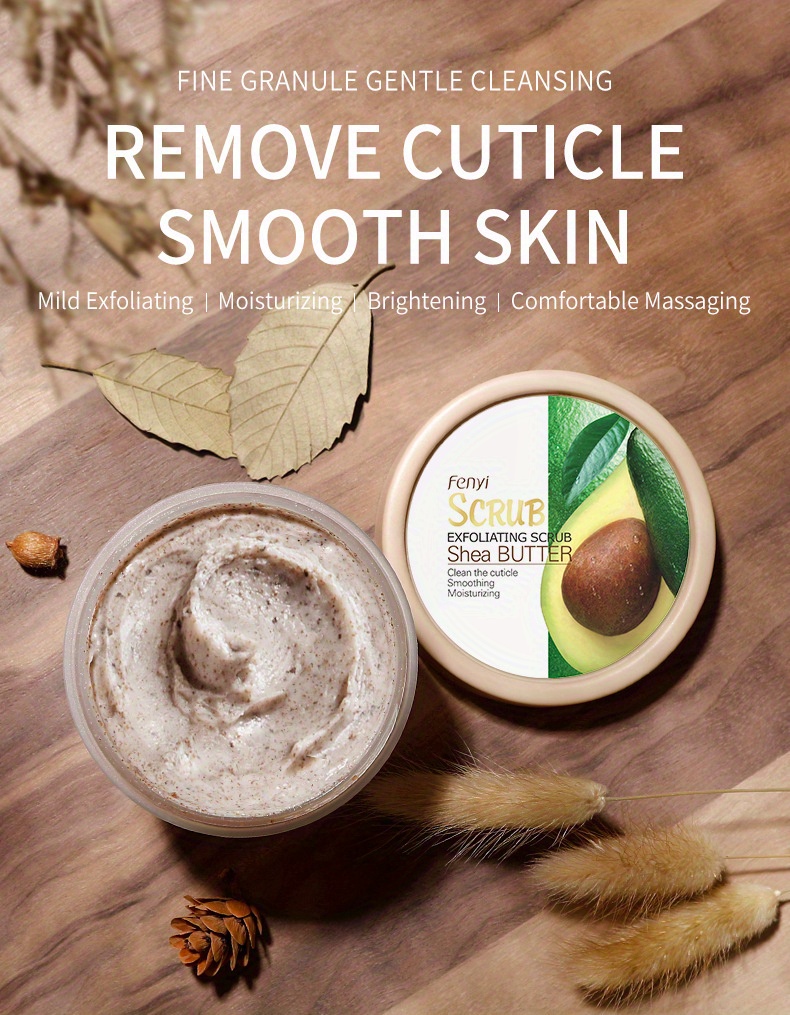 Exfoliating Scrub Cream Face Body Smooths Refines Skin Daily Temu
