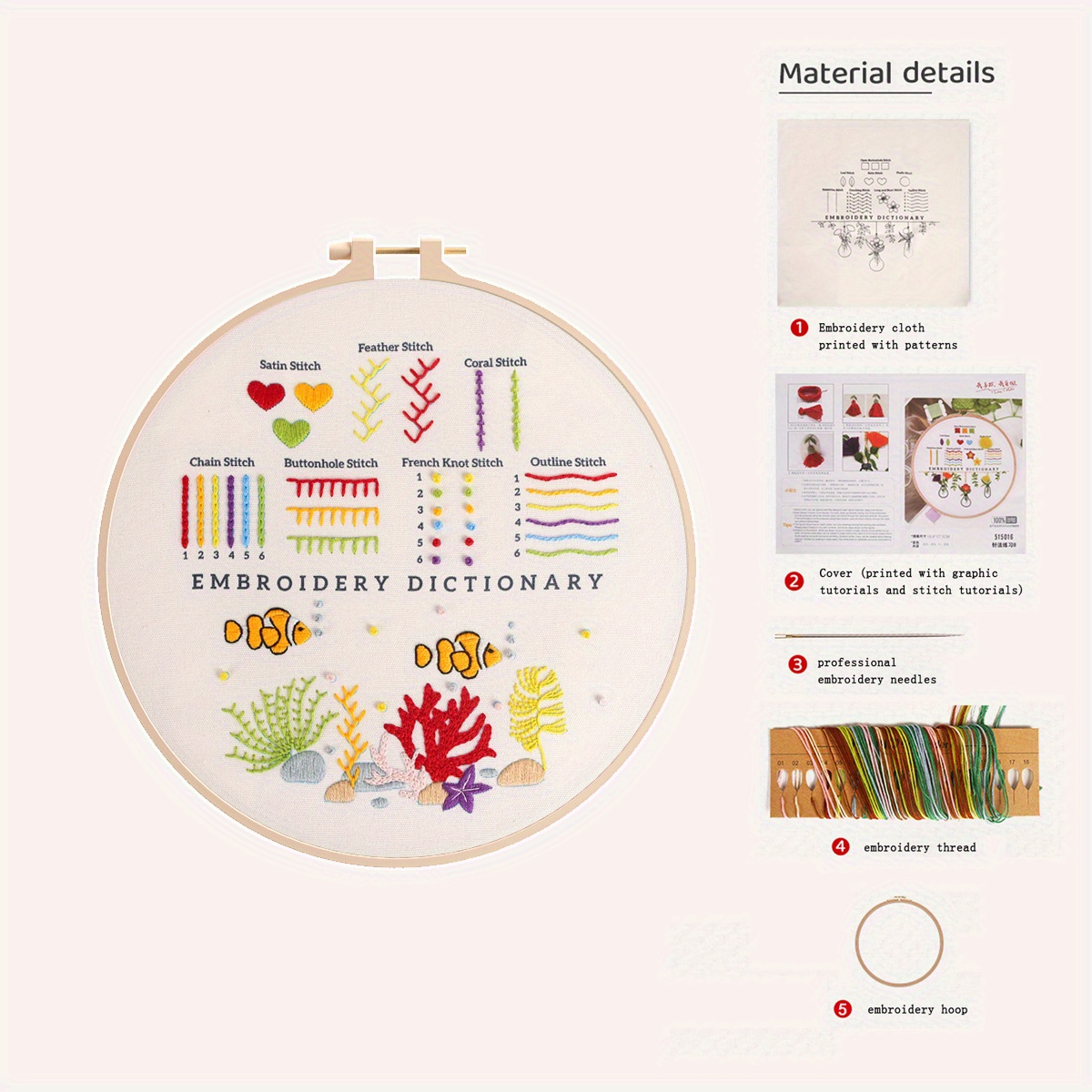 3d Embroidery Starter Kit Beginners Cross Stitch Kits Adults - Temu