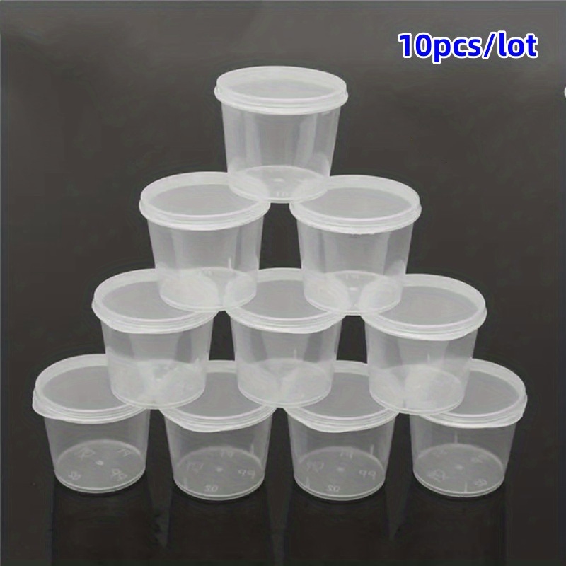 10pcs Disposable Sauce Cups, Condiment Box