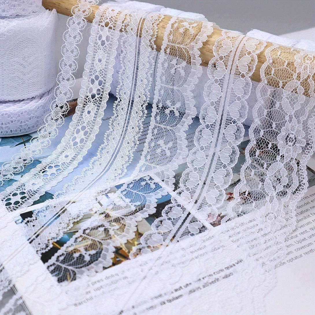 Ruban Brodé En Dentelle Florale, 1 Mètre, Ajouré, 9cm De Large, Pour Bricolage, Vêtements, Tissu