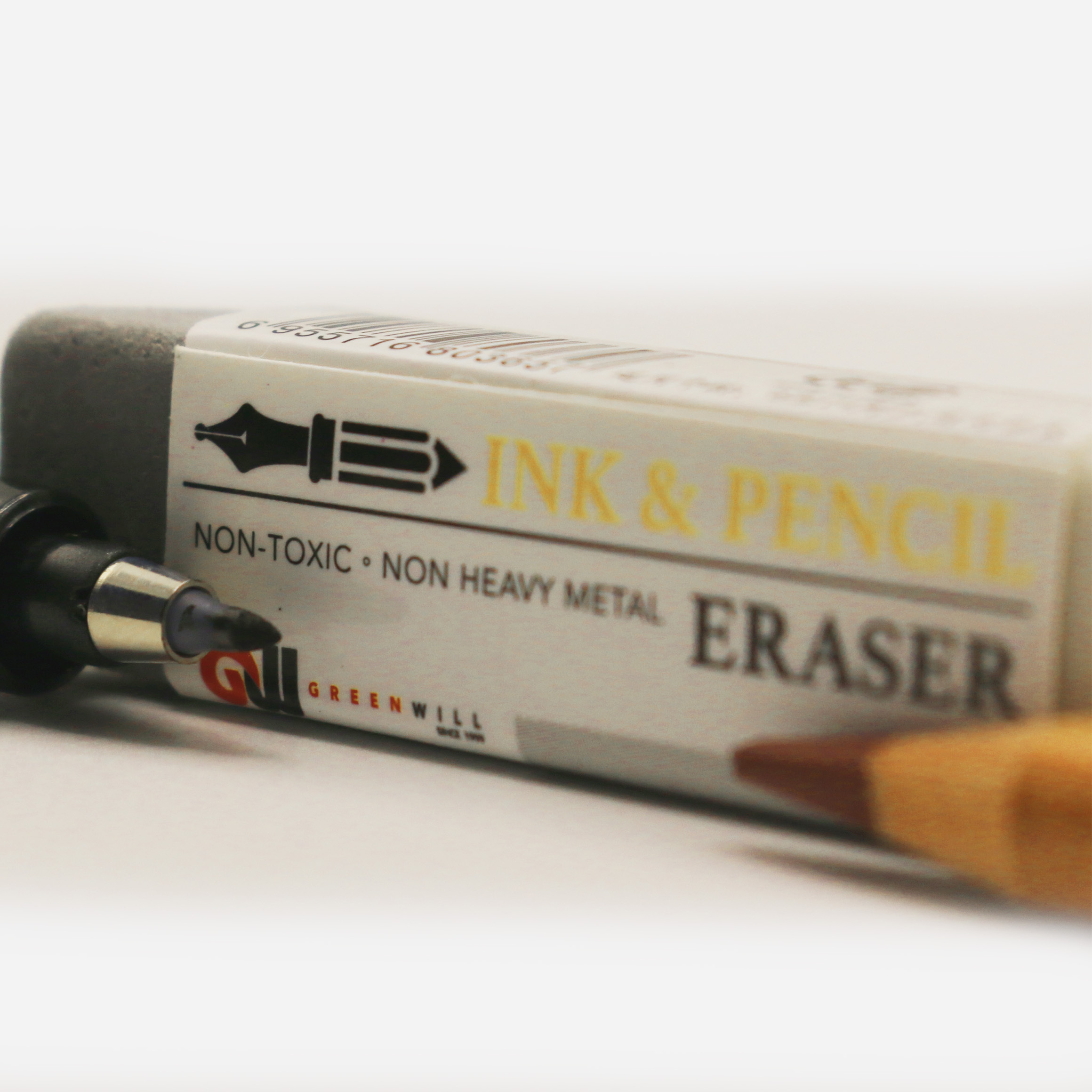 Sand Eraser, Matte Sand & Silicone Particles Eraser For Erasing Fountain  Pen Ball-Point Pen Double Head Remover(A)