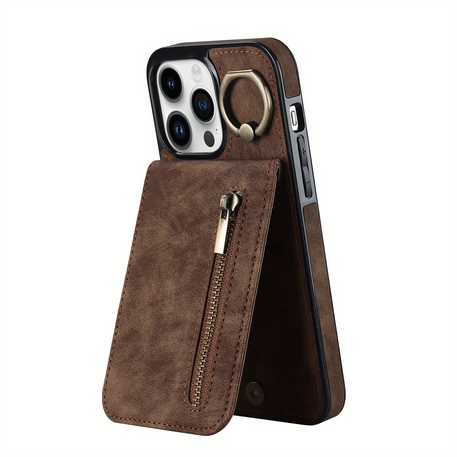 For iPhone 15 14 13 12 11 Pro Max XR Luxurry Leather Wallet