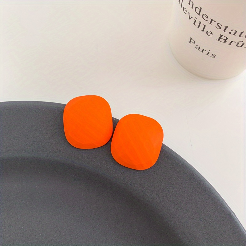 Korean-style Temperament Stud Earrings, Candy-colored Acrylic, Trendy Internet-famous Dangle Earrings For Women