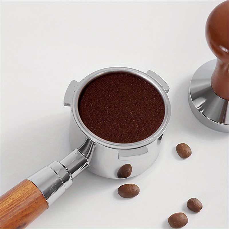 Premium Espresso Tamper Wooden Handle Perfectly Distributes Temu