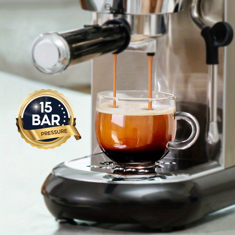 Cafelffe Professional Semi-Automatic Espresso Machine 20Bar with System, Water (Compatible with Italian Plug 220-240) - Heavy-Duty Commercial & Espresso Maker for Cappuccino, Latte, Macchiato -