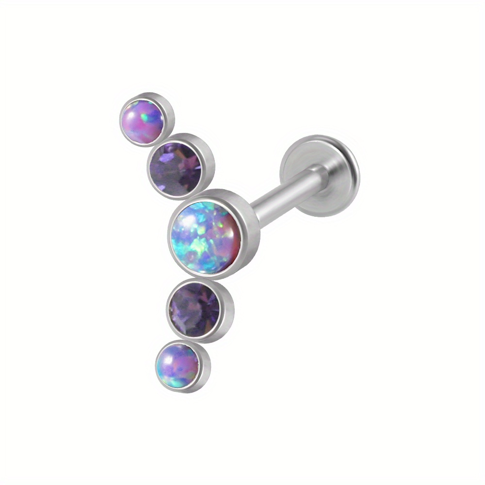 Curved on sale labret bar