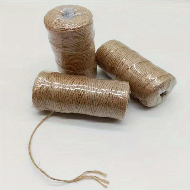 328 Feet Colored Jute Rope Twine Packing String 2mm
