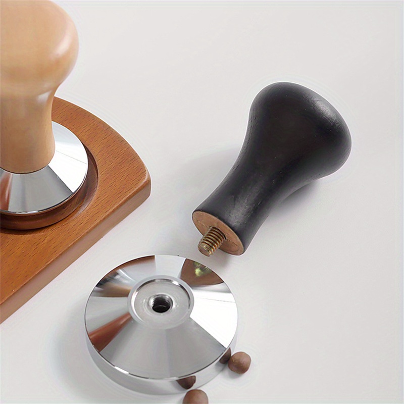 Premium Espresso Tamper Wooden Handle Perfectly Distributes Temu