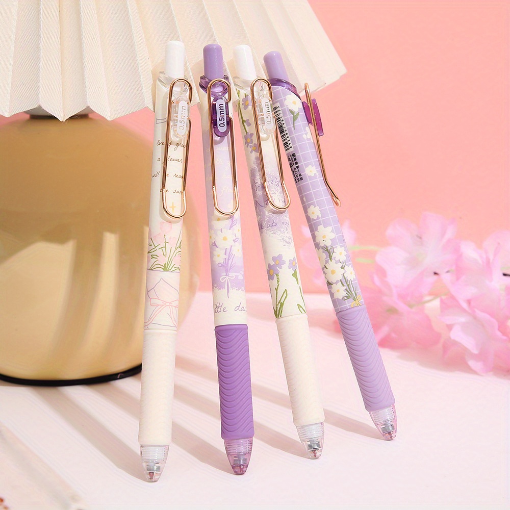 Vintage Rose Series Gel Pens Perfect Writing Painting - Temu