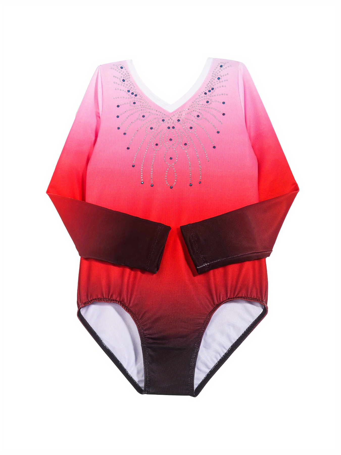 Long Sleeve Gymnastics Leotards Athletic Ballet Dance Temu