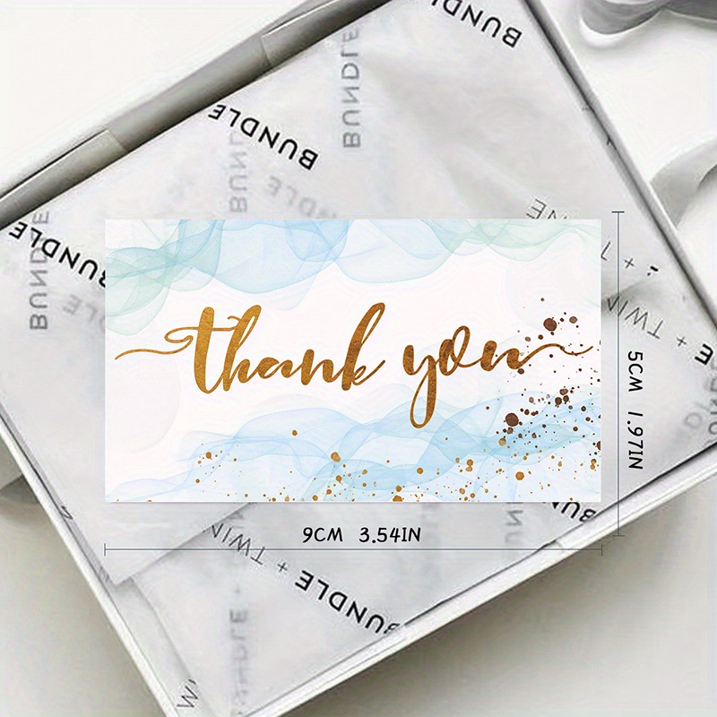 50pcs thank you cards thank you notes small business wedding gift cards christmas graduation baby shower details 3