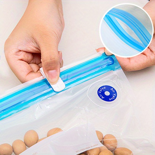 popular   reusable food vacuum storage bags 20in 3 sizes 10 8 5 x8 5 11 x10 and 5 13 5 x10 vacuum sealer zipper bags for food storage 3in 1 large medium and small vacuum bags for meal preparation or storage details 5