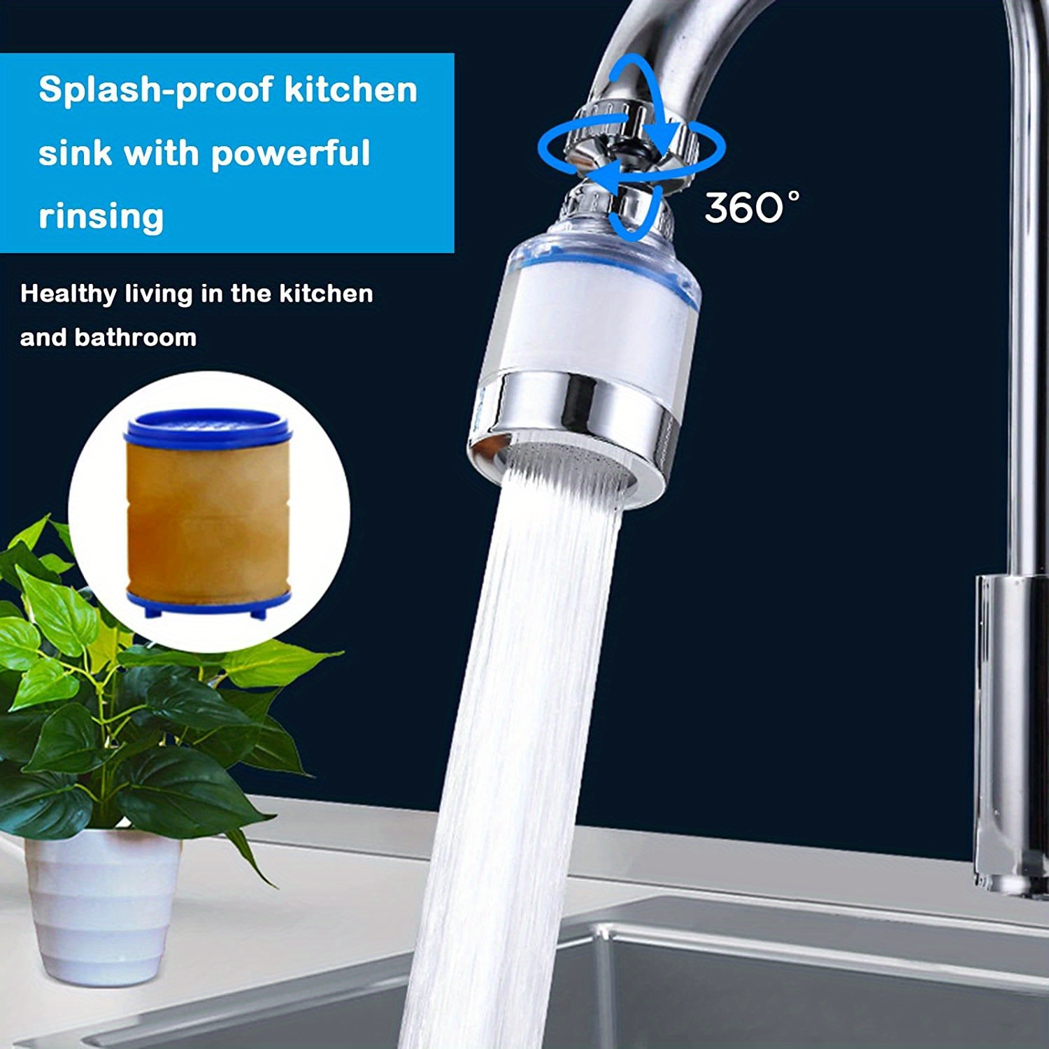 Bathroom Faucet Filters Faucet Filters Spin Faucet Filters - Temu New ...