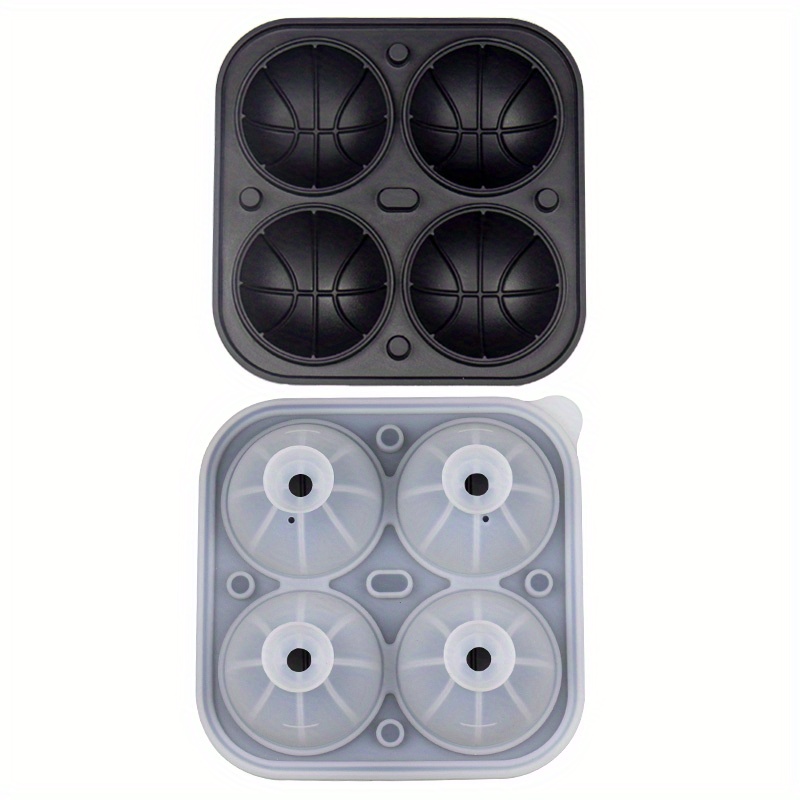 4 cavity Silicone Ice Ball Mold For Sports Fans Perfect For - Temu