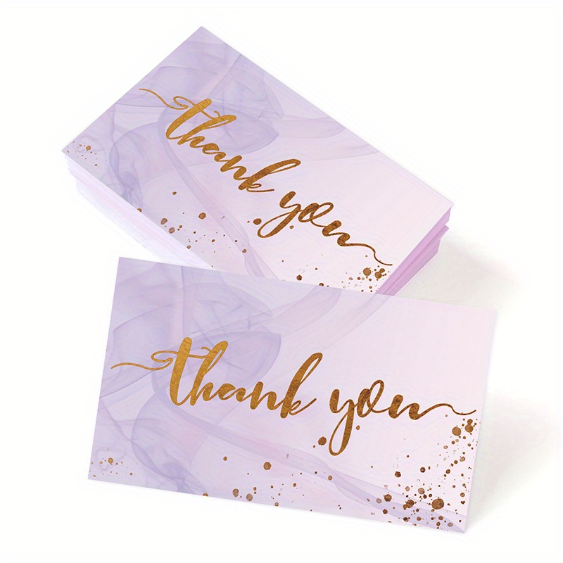 50pcs thank you cards thank you notes small business wedding gift cards christmas graduation baby shower details 6