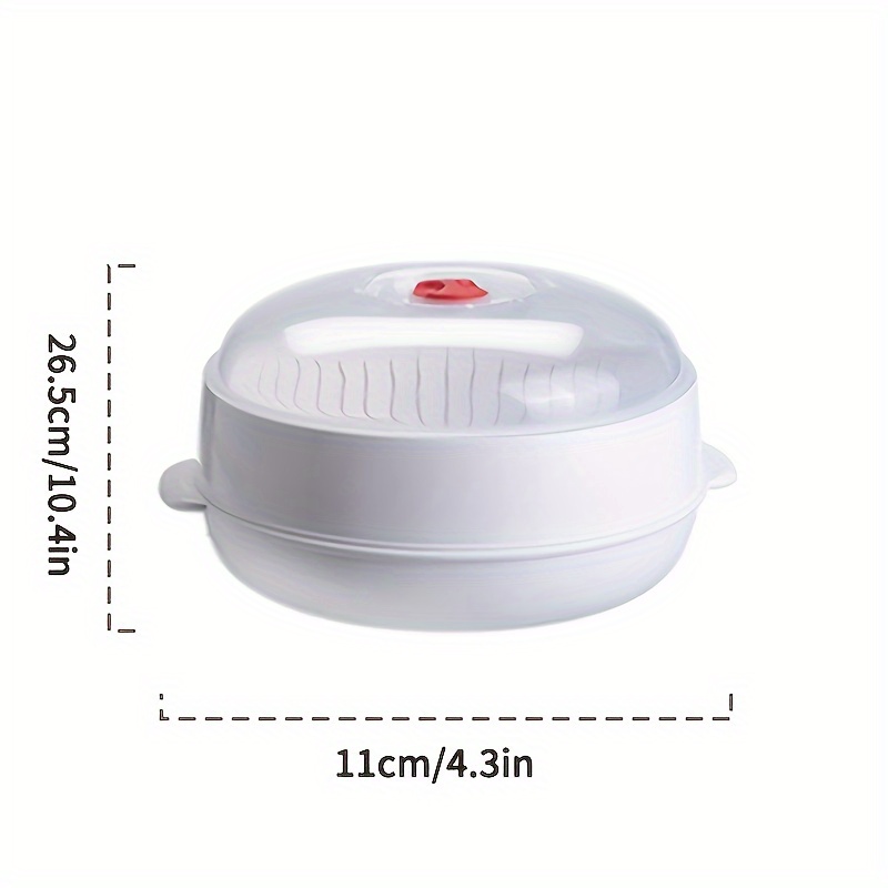 Plastic Microwave Steamer With Lid Double layer Food grade - Temu