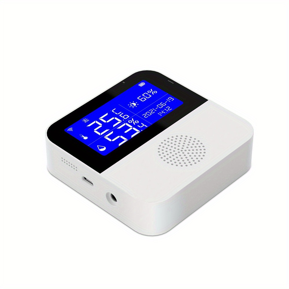 WiFi Tuya Smart Temperature Humidity Sensor USB Charge – Lonsonho Tech.