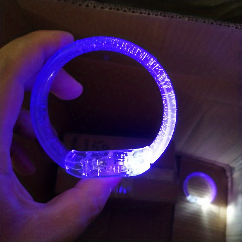 Pulseras LED que brillan en la oscuridad, pulsera de neón para niños y  adultos, 10/15/30/50 unidades